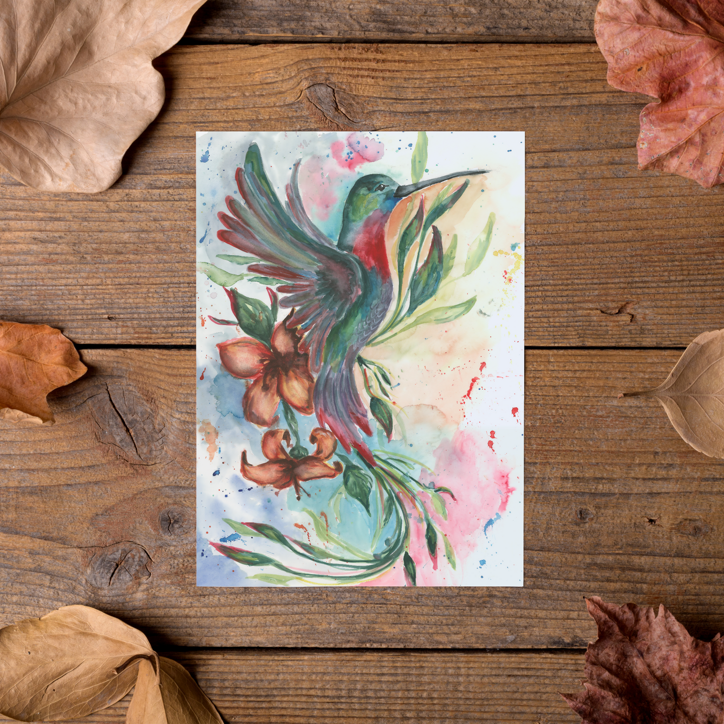 Note Card and Envelope Bundle - Queen of Flight - 5 1/8 x 7 - A7
