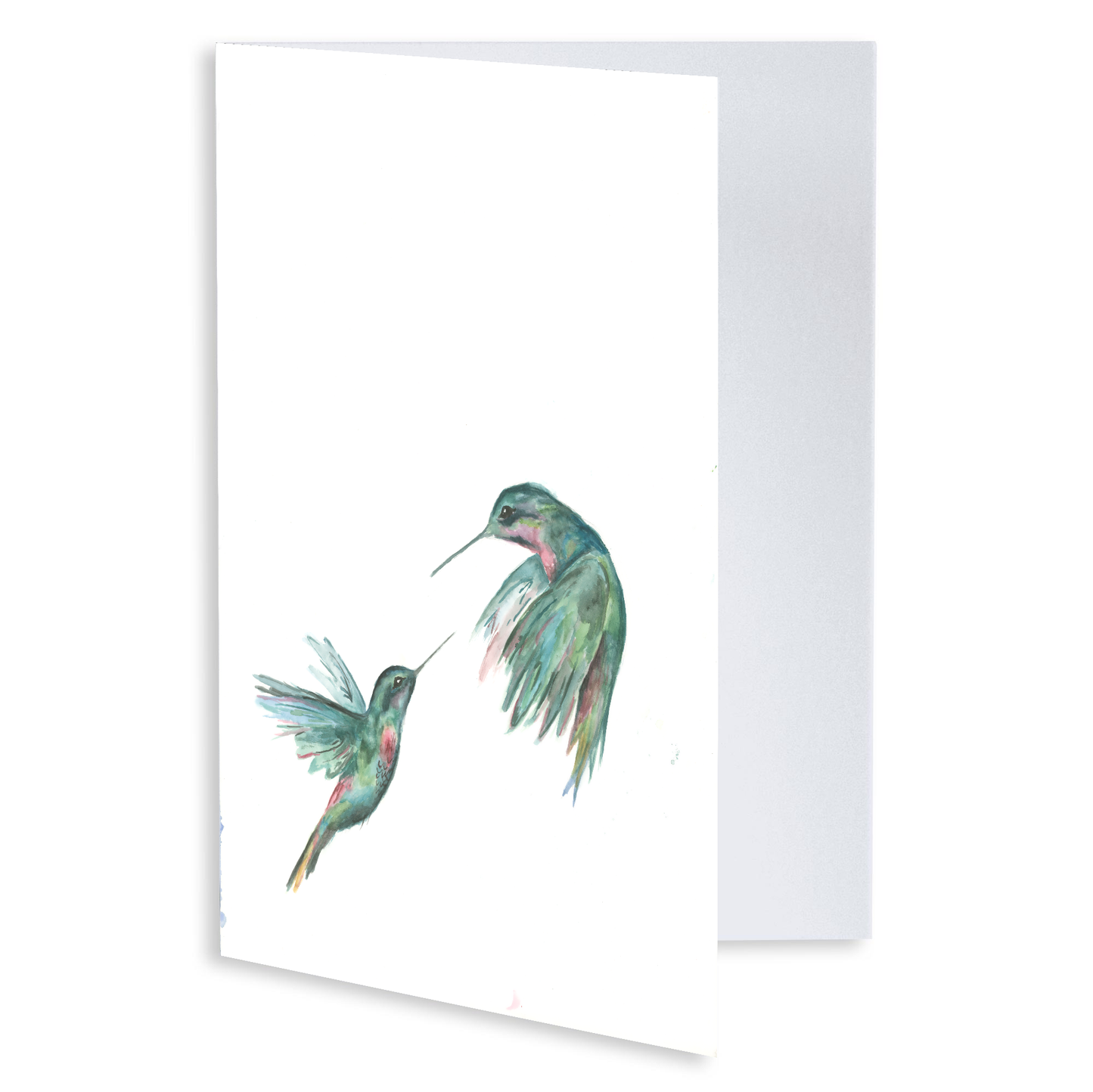 Greeting Card and Envelope Bundle - Hummingbird Duel - 5 1/8 x 7 - A7