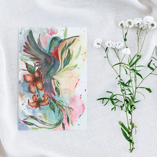 Note Card and Envelope Bundle - Queen of Flight - 5 1/8 x 7 - A7